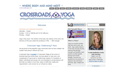 Desktop Screenshot of crossroadsyoga.com